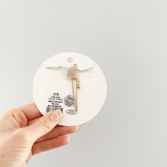 ❄️ NWT Semi-Precious Rose Quartz Necklace | Hand Crafted ❄️ - Picture 3 of 3